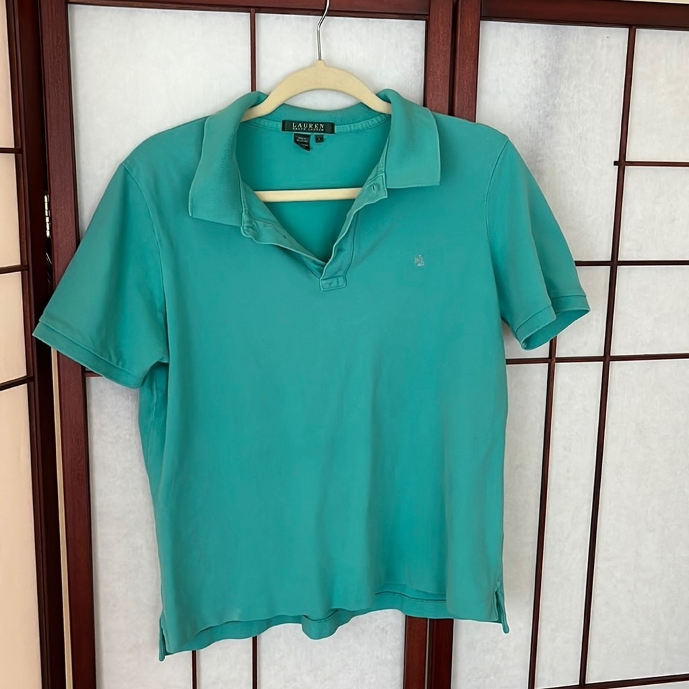 Lauren Ralph Lauren Women’s Large Polo Top in EUC